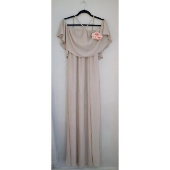 NWT Show Me Your Mumu Ruffle Maxi Dress Size Small Boho - Picture 3 of 10